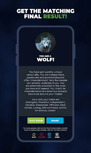 Which Animal Are You? Screenshot 2