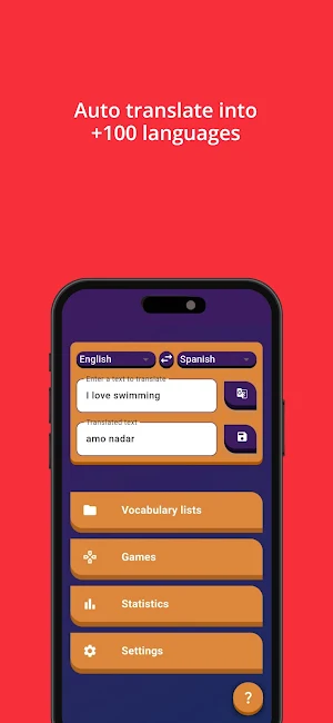 Flashcubes Vocabulary Notebook Screenshot 0