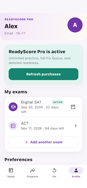 ReadyScore Screenshot 0