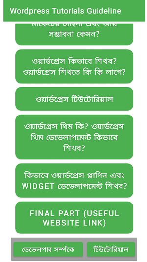 WordPress Guidelines in Bangla Screenshot 1