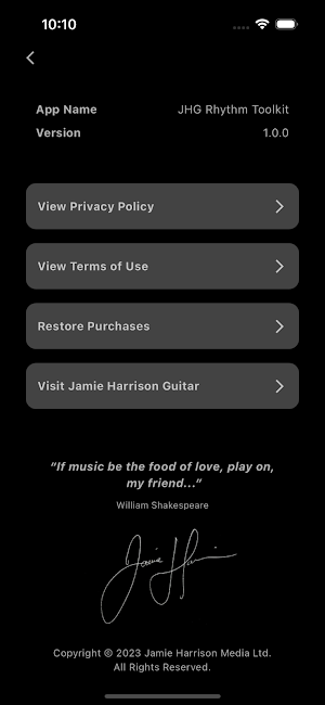 JHG Rhythm Toolkit Screenshot 1