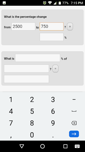 Percentage Calculator Screenshot 2