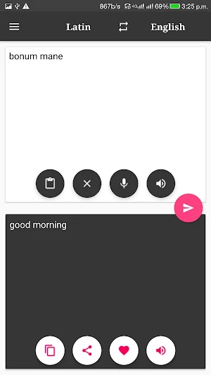 Latin-English Translator Screenshot 3