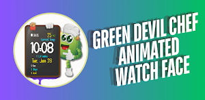 Green Chef Animated Watch Face Screenshot 0