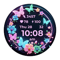 AZ284 Butterfly Watch Face