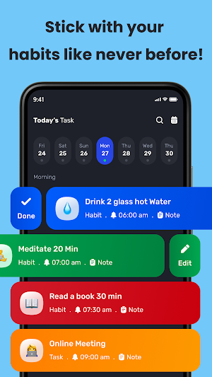 Habit tracker - Goal Tracker Screenshot 0