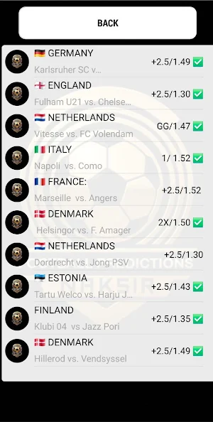Football Predictions Naksir Screenshot 3