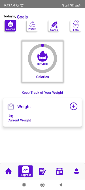 Nutrifit Screenshot 1