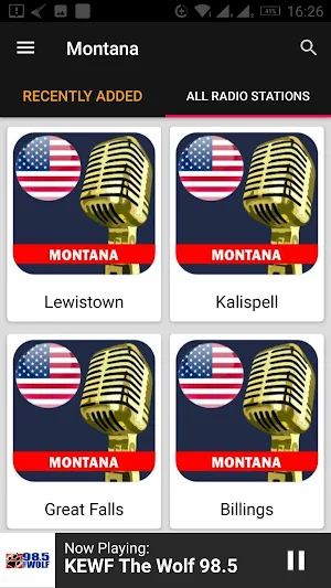 Montana Radio Stations - USA Screenshot 2