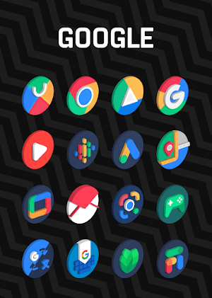 3D Circle - Icon Pack Screenshot 0