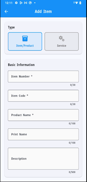 Hbiz A POS – Android POS Screenshot 1
