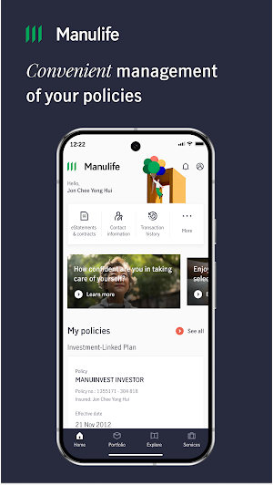 Manulife Singapore Screenshot 0