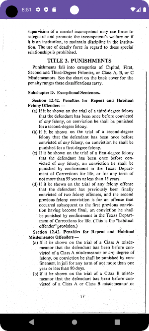 Texas Penal Code Full screenshot 3