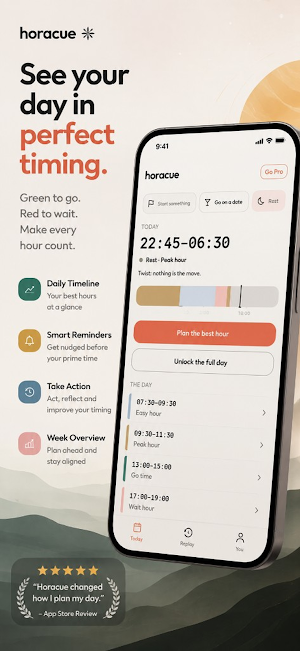 Horacue: When to Act Screenshot 1