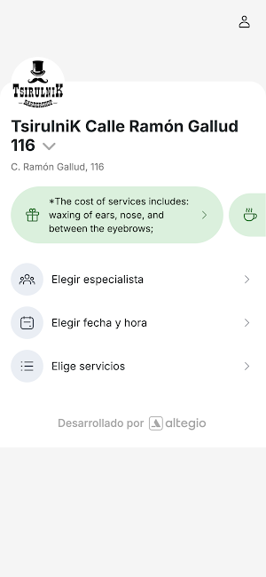 TsirulniK Barbershop España Screenshot 1