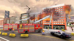 911 Fire Rescue Truck Driver Simulator 2020 Screenshot 1