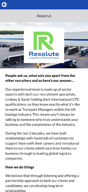 Resolute Logistics Screenshot 1