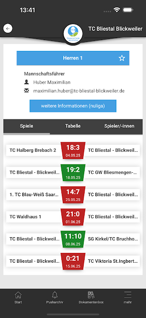 TC Bliestal Blickweiler Screenshot 2