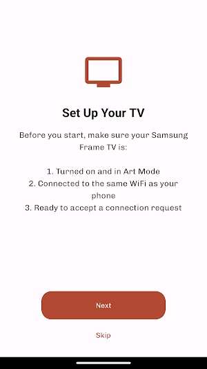 Open Frame: Samsung Frame TV Screenshot 1