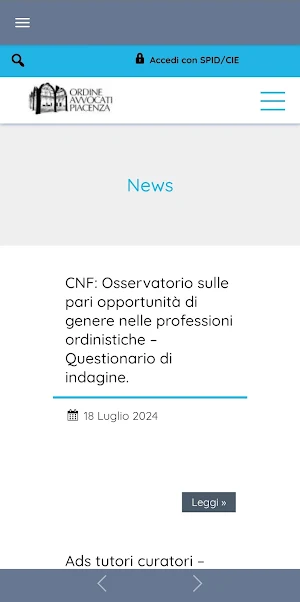 FondAPPzione Forense Piacenza Screenshot 1