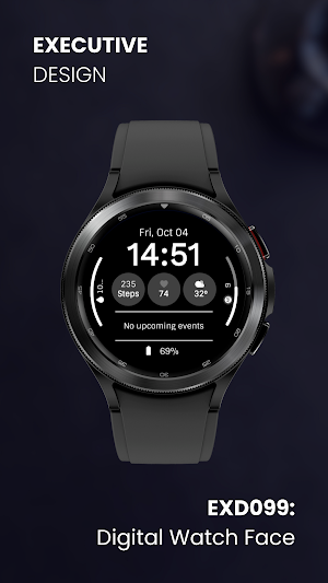 EXD099: Digital Watch Face Screenshot 1