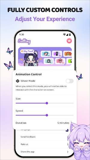 Live Anime Shimeji On Screen Screenshot 3