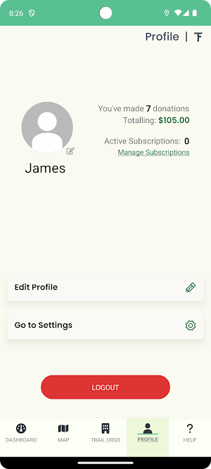 Trailfunds Screenshot 3
