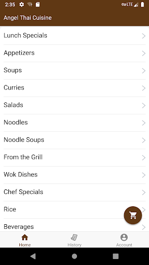 Angel Thai Cuisine Screenshot 1