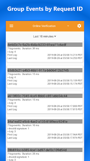 CloudWatch Logs Reader Screenshot 2