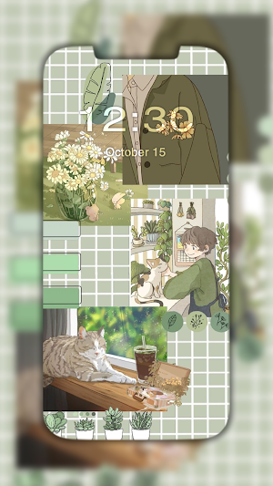 Green Aesthetic Wallpapers Screenshot 2
