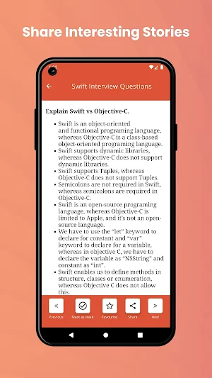 Swift Interview Questions Screenshot 1