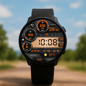 Digital Vors 323 watch face Screenshot 3