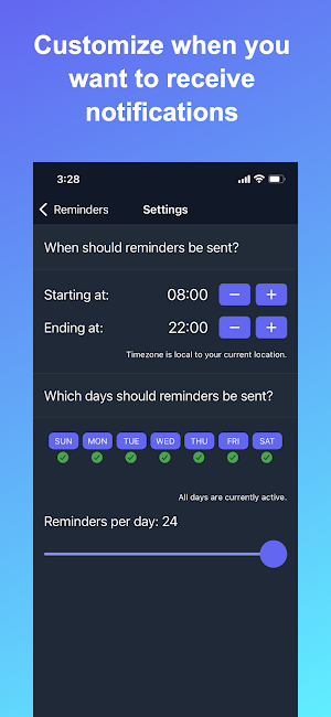 Random Reminder App Screenshot 2