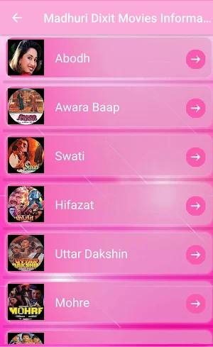 Madhuri Dixit - Movies,Wallpapers,Puzzle Screenshot 2