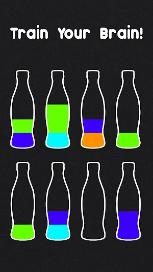 Colored Water Sort Puzzle Game Screenshot 1