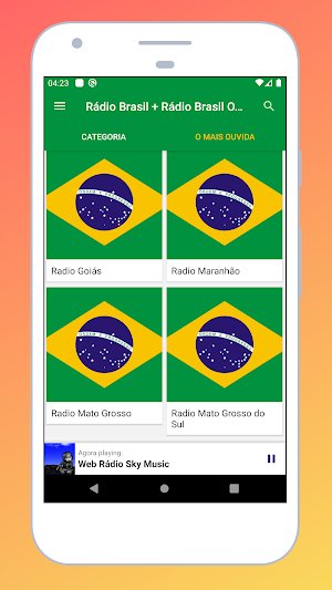 Radio Brazil + Radio Brasil FM & AM - Radio Online Screenshot 1