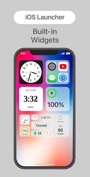 iOS Launcher with Status Bar Screenshot 2