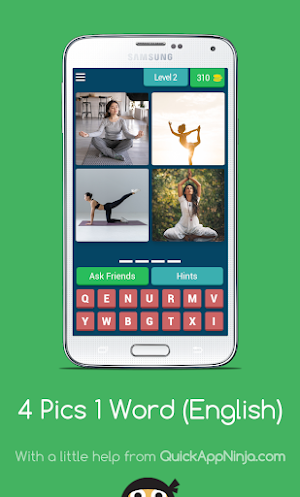 Smart Quiz : 4 Pictures 1 Word Screenshot 2