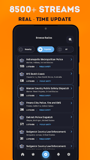 Police Scanner - Radio Tracker Screenshot 1