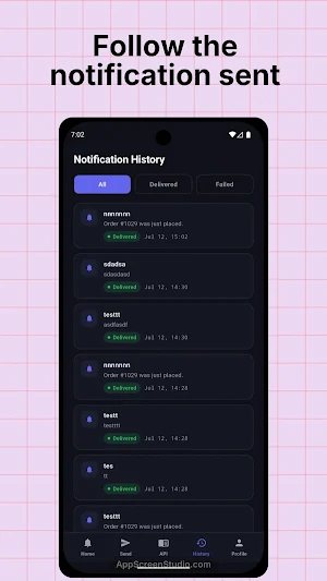 Notifella - Push Service Screenshot 2