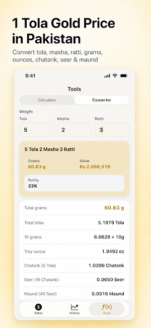 Gold Price Pakistan Screenshot 3