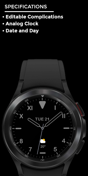 Midnight - watch face Screenshot 3