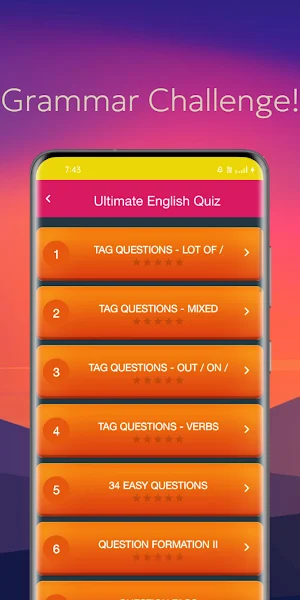 Ultimate English Quiz Screenshot 3