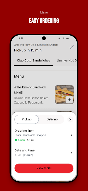 1Ciao! Sandwich Shoppe Screenshot 2