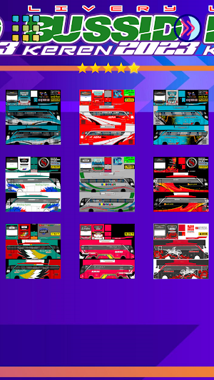 Livery Bussid 2023 Keren Screenshot 1