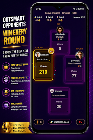 Clash of Cards: Cricket Trump Screenshot 1