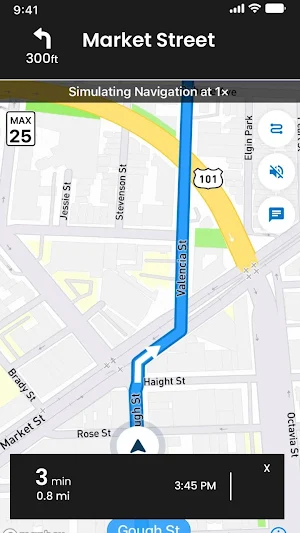 Satellite Map Live Navigation Screenshot 1