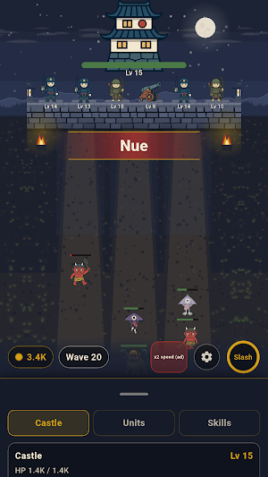Samurai Wall: Yokai Defense Screenshot 2