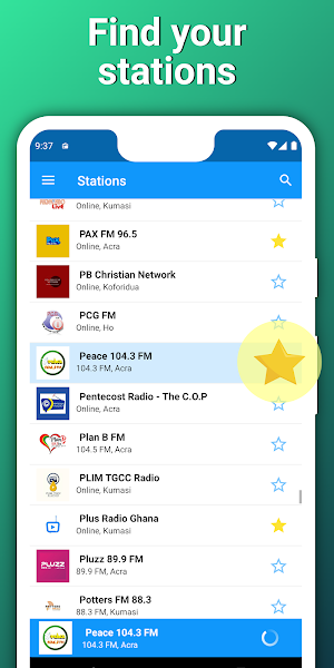 Radio Ghana FM - Online Radio Screenshot 2