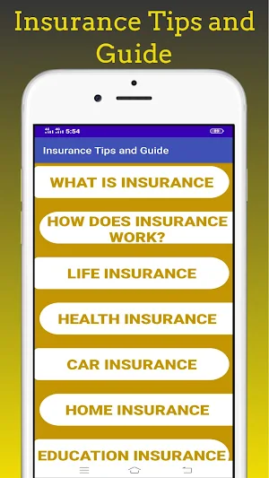 Insurance Tips & Guide Screenshot 0